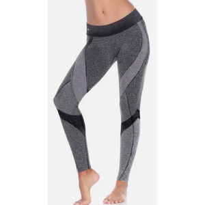 Nux NWT London Legging Seamless Moderate Compression Heather Black Small